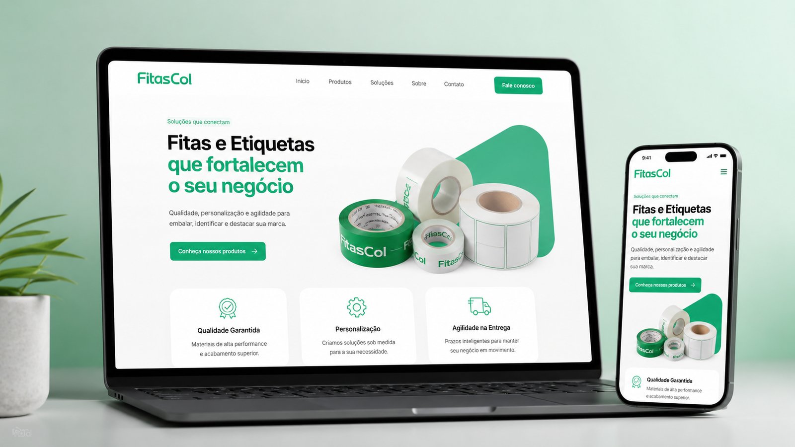 Preview do site
